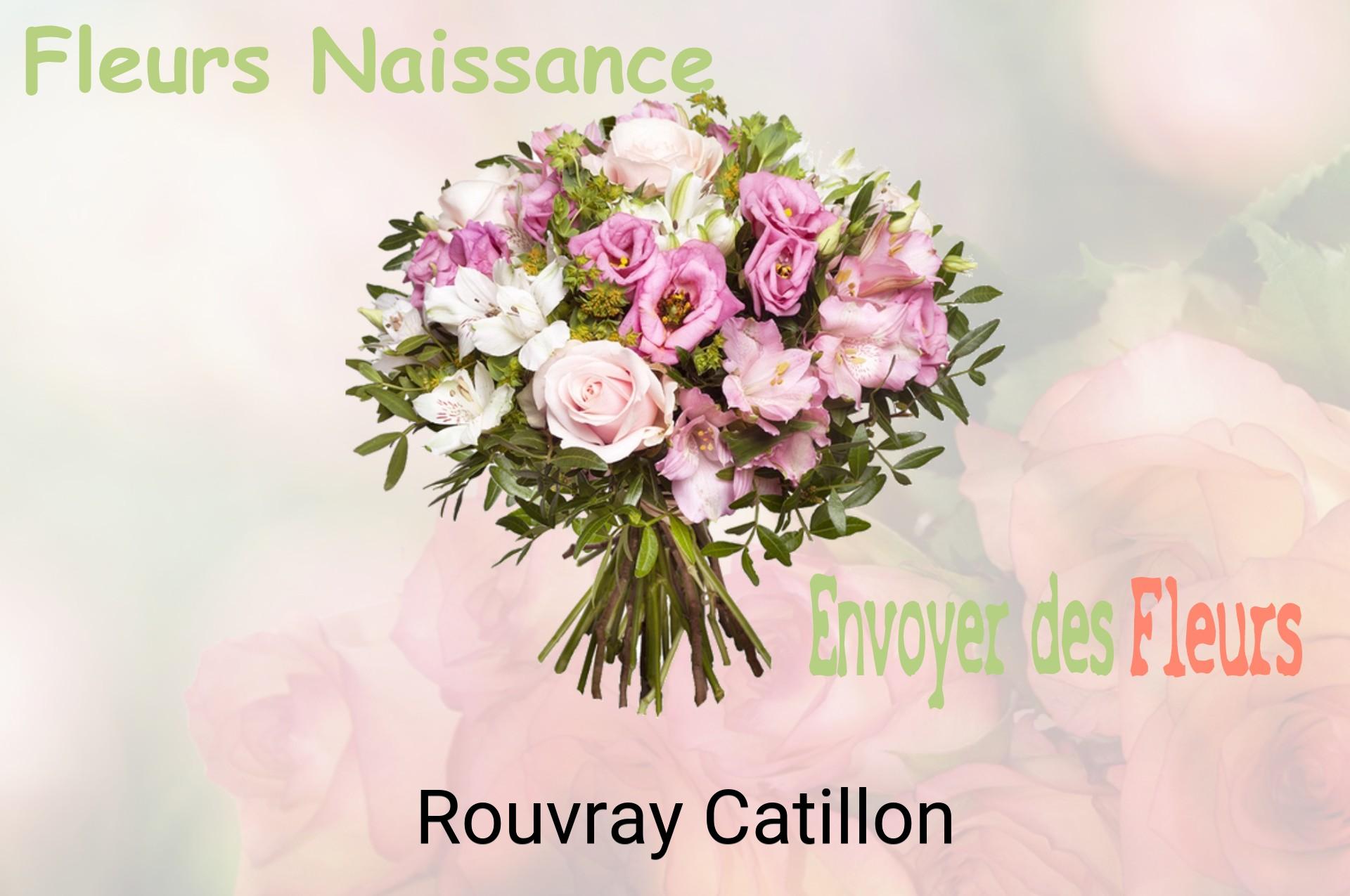 Bouquet de fleurs de naissance livré à Rouvray-Catillon